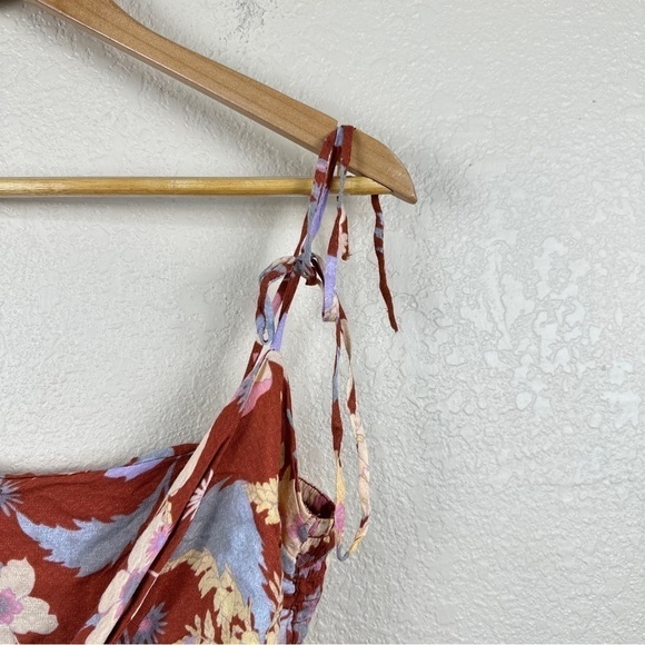 Free People Ava Floral Print Reversible Micro Top Size Small Women - Picture 3 of 12
